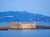 The Koules Fortress at dawn, City of Heraklion, Crete, Greek Islands, Greece, Europe