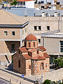 Kirche Agios Andreas, Blick von oben, Stadt Heraklion, Kreta, Griechische Inseln, Griechenland, Europa