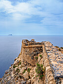 Venetian Fort Ruins, Imeri Gramvousa, Chania Region, Crete, Greek Islands, Greece, Europe
