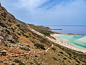 Balos-Lagune, Gramvousa-Halbinsel, Region Chania, Kreta, Griechische Inseln, Griechenland, Europa