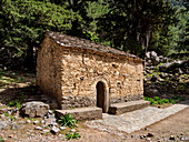 Agios Nikolaos Kirche, Samaria-Schlucht, Region Chania, Kreta, Griechische Inseln, Griechenland, Europa