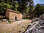 Agios Nikolaos Church, Samaria Gorge, Chania Region, Crete, Greek Islands, Greece, Europe