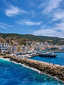 Hafen in Pigadia, Insel Karpathos, Dodekanes, Griechische Inseln, Griechenland, Europa