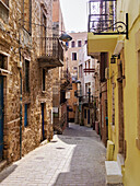 Straße der Altstadt, Stadt Chania, Kreta, Griechische Inseln, Griechenland, Europa