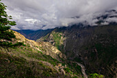 Scenery along the Choquequirao trail, Peru, South America