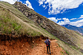 Wanderung in Choquequirao, Peru, Südamerika