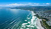 Aerial of Hermanus, Western Cape Province, South Africa, Africa