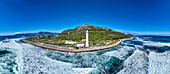 Panorama of Slangkop Lighthouse, Cape Town, Cape Peninsula, South Africa, Africa
