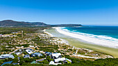 Luftaufnahme von Noordhoekstrand (Noordhoek Beach), Kapstadt, Kap-Halbinsel, Südafrika, Afrika