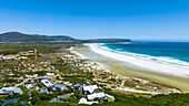 Aerial of Noordhoekstrand (Noordhoek Beach), Cape Town, Cape Peninsula, South Africa, Africa