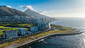 Aerial of Cape Town, South Africa, Africa