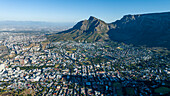 Luftaufnahme von Kapstadt, Südafrika, Afrika
