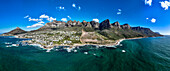 Panorama der Zwölf Apostel und Camps Bay, Kapstadt, Südafrika, Afrika