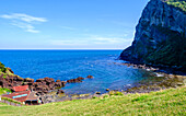 Vulkankegel, Seongsan Ilchulbong (Sonnenaufgangspunkt) auf der Insel Jeju, UNESCO-Weltkulturerbe, Südkorea, Asien