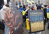 Kundgebung zum zweiten Jahrestag der russischen Invasion in der Ukraine