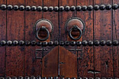 Fes, Morocco. Old wooden door