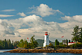 Kanada, Britisch-Kolumbien, Inside Passage. Dryad Point Leuchtturm.