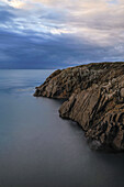France, Brittany. Finisterre, Plouzane. Atlantic Ocean near the Petit Minou Lighthouse