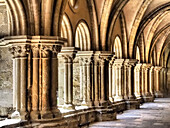 The early 12 century cloister in the old Cathedral (Se Velha).