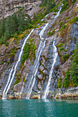 USA, Alaska, Tongass National Forest. Landscape with Fords Terror waterfall.
