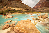 USA, Arizona, Grand-Canyon-Nationalpark. Stromschnellen am Little Colorado River.