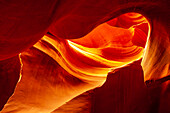 USA, Arizona, Lake Powell Navajo Stammespark. Schlitzcanyon im Lower Antelope Canyon.