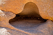 USA, Kalifornien. Joshua-Tree-Nationalpark, Nahaufnahme einer Felsformation