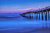 USA, North Carolina, Avon. Atlantic Ocean at Avon Fishing Pier