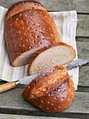 Mixed wheat bread