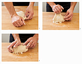 Step-by-step guide to kneading dough