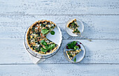 Spinach quiche