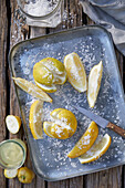 Pickled salted lemons