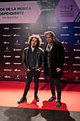 Red carpet at the MIN Independent Music Awards 2024, Zaragoza, Spain