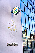 Google-Geschäft, 76 Ninth Avenue, New York City, New York, USA