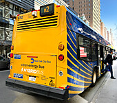 Hybridbus, New York City, New York, USA