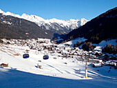 Austria,Tyrol,Sankt Anton am Arlberg ski resort