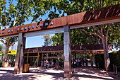 BARCELONA,SPAIN - JUNE 2,2019 :  Entrance to Barcelona Zoo