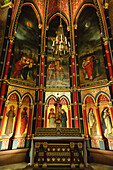 Bayonne,France - September 06,2019 - Interior of Bayonne cathedral (Sainte-Marie cathedral).