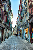 Bayonne,France - 06 September 2019 - shopping street the city of Bayonne.