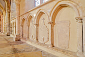 Seine und Marne. Provins, mittelalterliche Stadt, Stiftskirche Saint-Quiriace. Architektonisches Detail.
