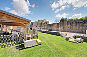 France. Seine et Marne. Brie Comte Robert. The castle,site of archaeological excavations.