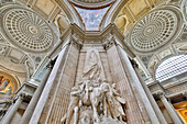 France. Paris. 5th district. The Pantheon. Sculpture To the glory of the generals of the Revolution,by Paul Jean Baptiste Gasq