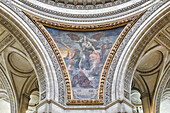 France. Paris. 5th district. The Pantheon. The ceilings. Painting Death.