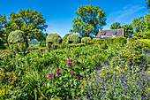 Frankreich,Perigord Noir,Dordogne,Jardins du Manoir d'Eyrignac (Historisches Monument),Fleuriste Garten