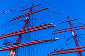 Frankreich,Gironde,Bordeaux,Fête du Fleuve 2019,SEDOV russisches Schulschiff (117 Meter lang)