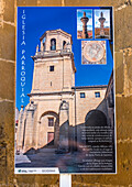 Spanien,Rioja,Sajazarra (Schönstes Dorf Spaniens),Kirche Santa Maria de la Asumpcion