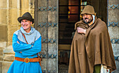 Spain,Rioja,Medieval Days of Briones (festival declared of national tourist interest),costumed men