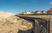 France,Landes,Biscarosse,residential subdivision "Ocean Plage residences" behind the coastal dune