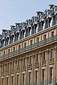 France,Paris,75,9th arrondissement,Rue Scribe,facade of a haussamanian building