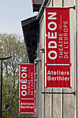 France,Paris,75,17th arrondissement,rue Andre Suares,Berthier Odeon Theatre de l'Europe workshop,cultural centre dedicated to dramatic art